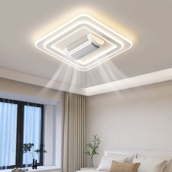 Quạt trần không cánh ốp trần 68w (TDL-QKC-02) Thành Đạt Led