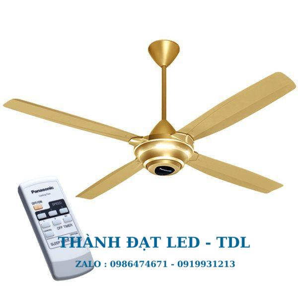 Quạt trần 4 cánh Panasonic F-56MZG-GO-vàng