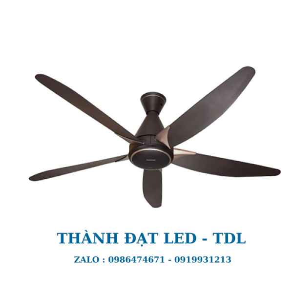 Quạt trần Panasonic 5 cánh F-60GDS-B-nâu