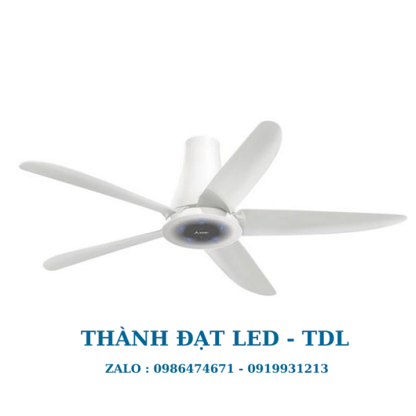 Quạt trần 5 cánh Mitsubishi C56 - ( RA5 ) RW5 SF xám nhạt - Có điều khiển