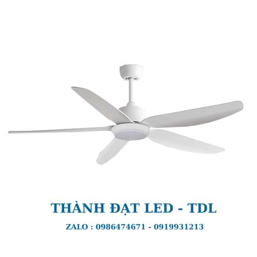 Quạt trần đèn trang trí DCT Fan 143 Nhựa ABS cao cấp 5 Cánh - Thành Đạt Led