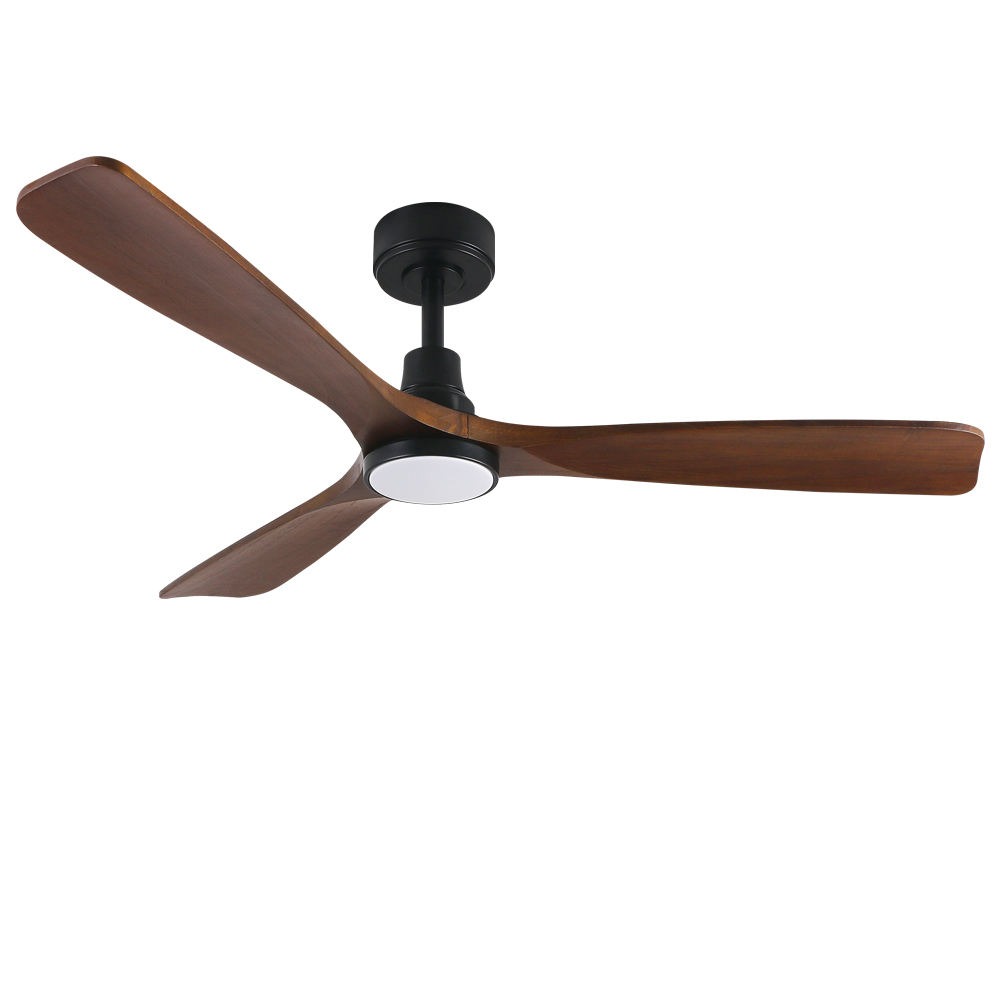 Quạt trần trang trí DCT Fan 215 cánh gỗ tự nhiên 3 Cánh - Thành Đạt Led