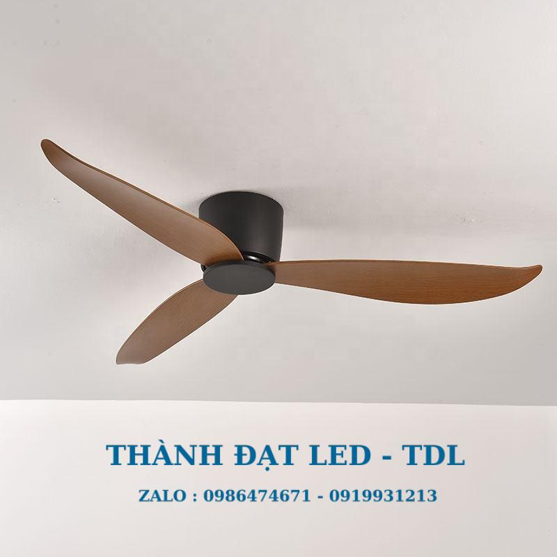 Quạt trần trang trí DCT Fan 225 Nhựa ABS cao cấp 3 Cánh - Thành Đạt Led