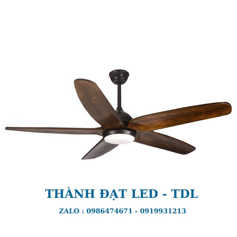 Quạt trần đèn trang trí DCT Fan 410 Nhựa ABS cao cấp 5 Cánh - Thành Đạt Led
