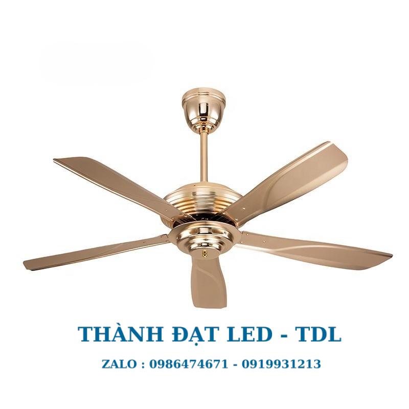 Quạt trần trang trí không đèn DCT Fan 816 Nhựa ABS cao cấp 5 Cánh - Thành Đạt Led